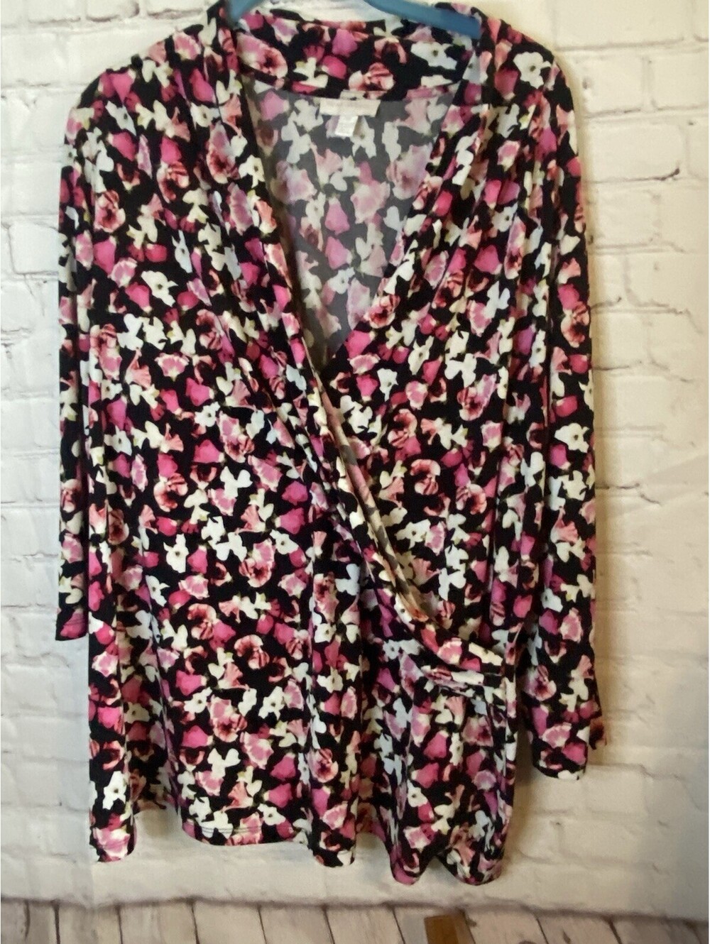 CHARTER CLUB Floral Shirt Top. Size 3XL